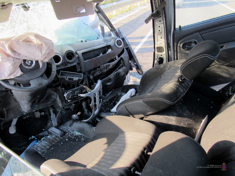 Под Волгоградом саратовец выжил в ДТП с тремя погибшими. Видео