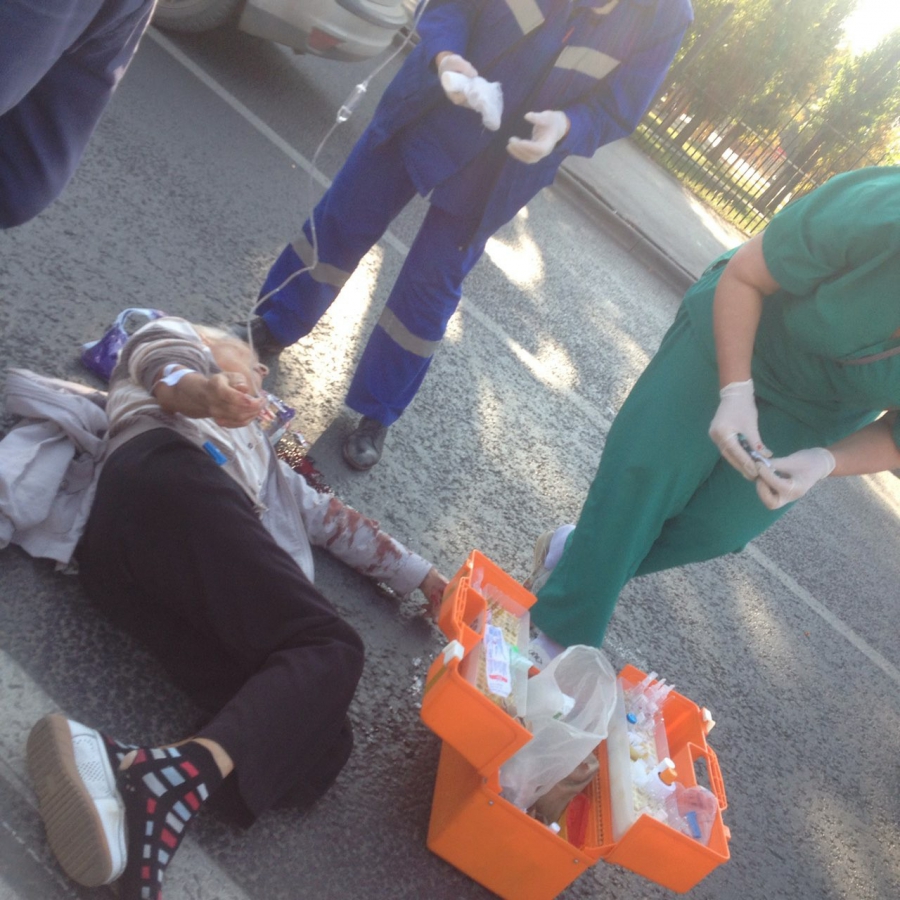 В Заводском районе водитель такси «Метро» сбил женщину у администрации