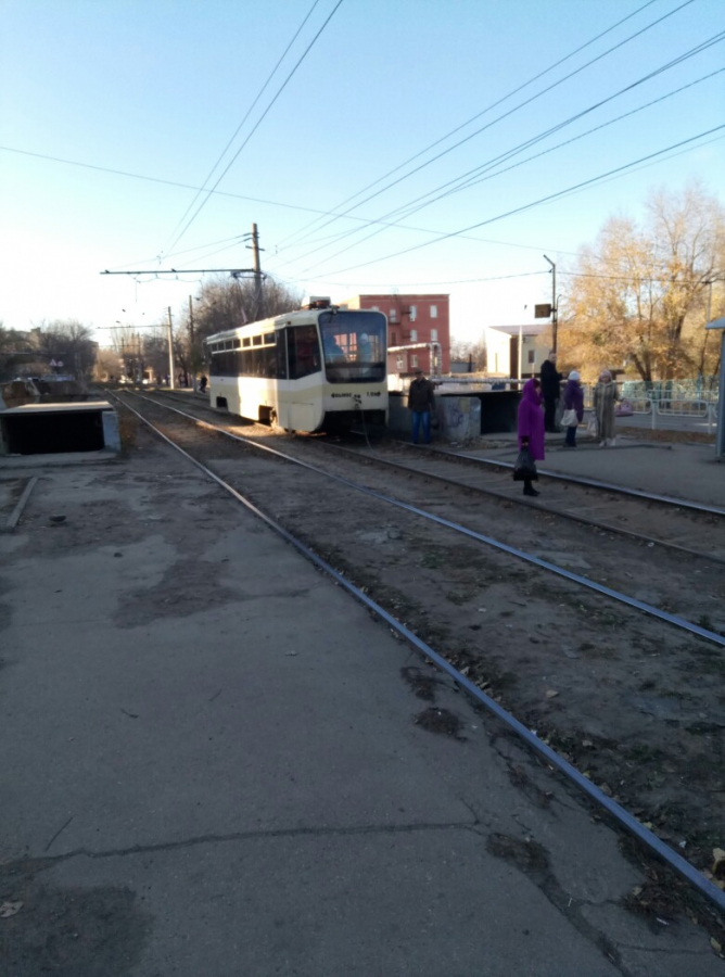 В Ленинском районе у трамвая во время движения оторвался вагон