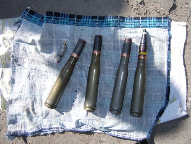 В разрушенном жилище обнаружили артиллерийские снаряды