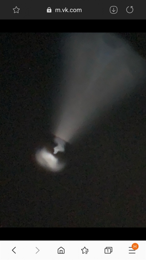 В небе над Саратовом наблюдали «НЛО»