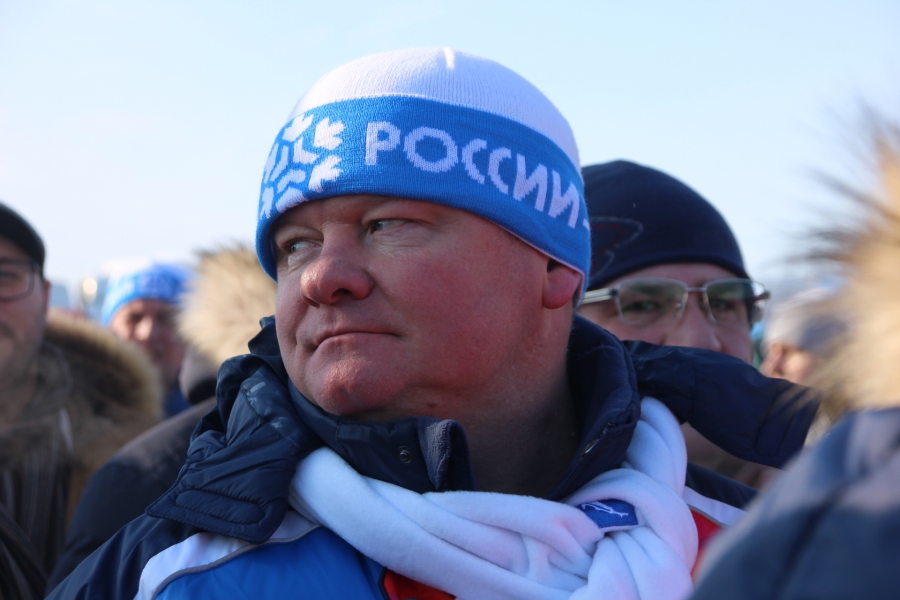 Губернатору Радаеву показали проводы на «фронт» «солдата»