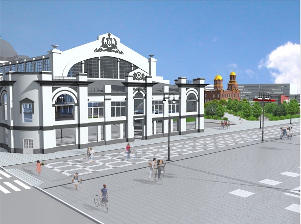 Саратовцам показали возможный дизайн благоустройства площади Кирова