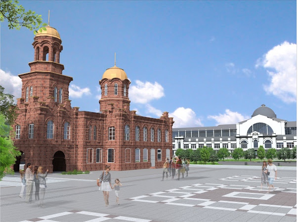 Саратовцам показали возможный дизайн благоустройства площади Кирова