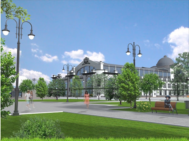 Саратовцам показали возможный дизайн благоустройства площади Кирова