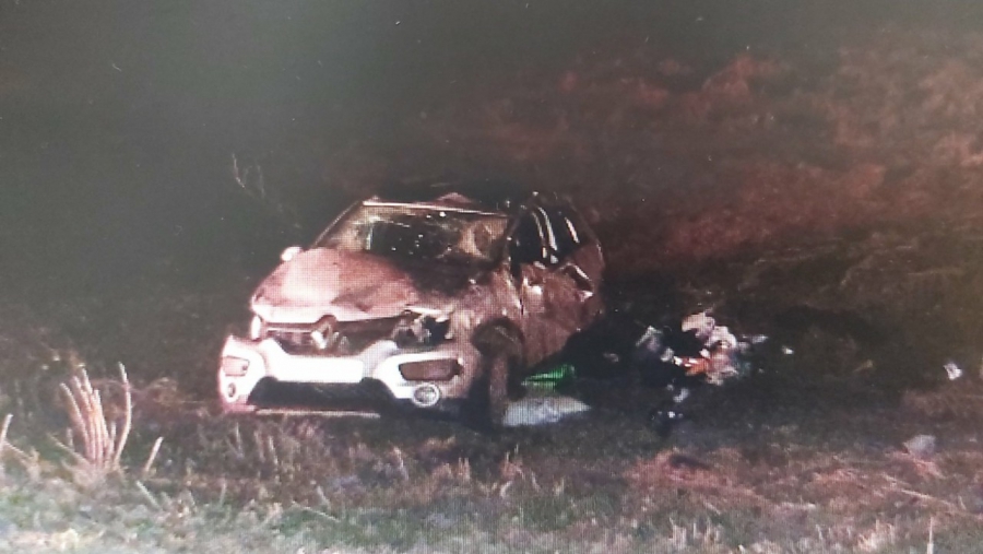 Женщина погибла при опрокидывании «Рено Сандеро» в кювет