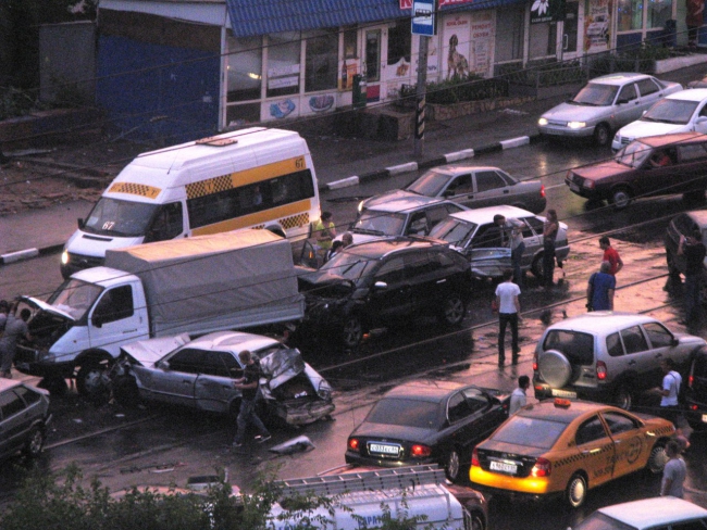 На СХИ столкнулись более 30 машин. Пострадали 22 человека