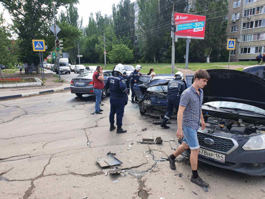 На Московской пассажир «десятки» погиб в столкновении с такси