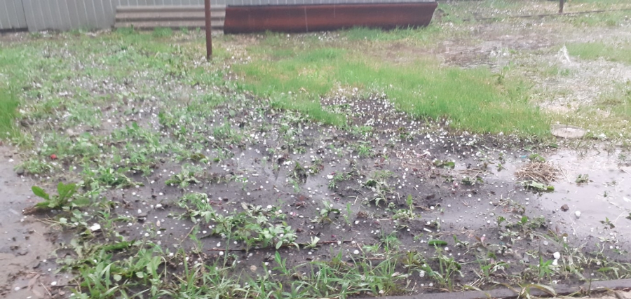 Жители Саратовской области рассказали о граде размером с яйцо