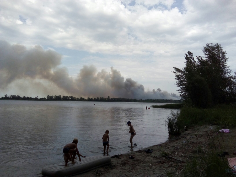 В Духовницком районе горело более 20 гектаров соснового леса