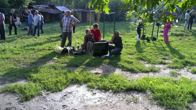 Жильцы горевшего дома считают, что их подожгли
