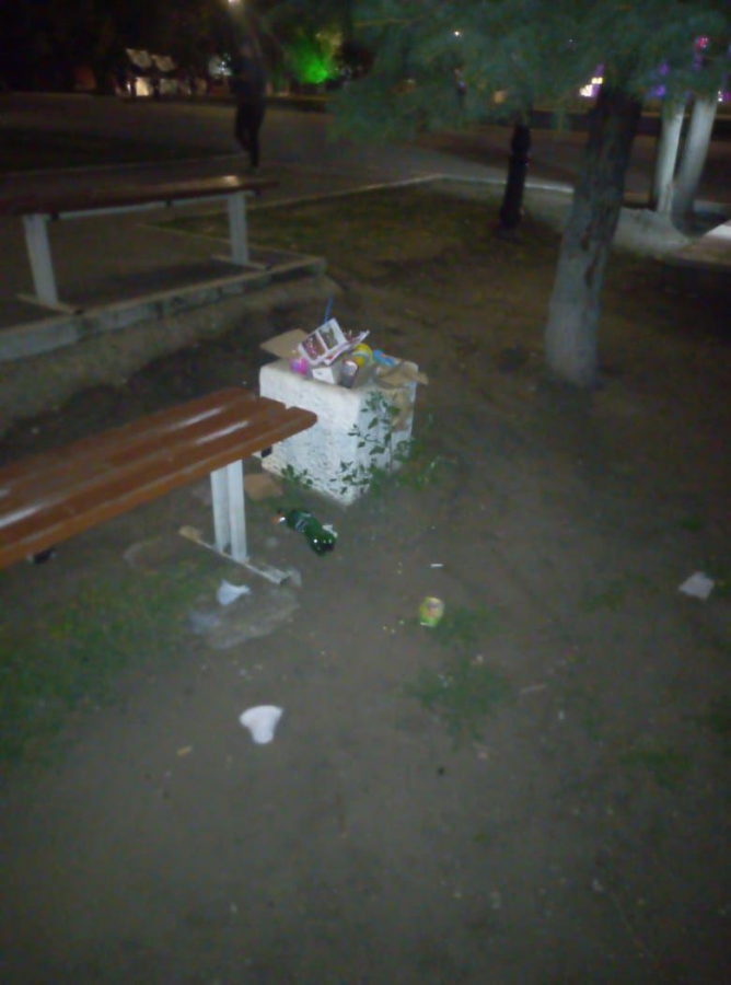 Саратовец жалуется на «загаженный» сквер «Рубин»