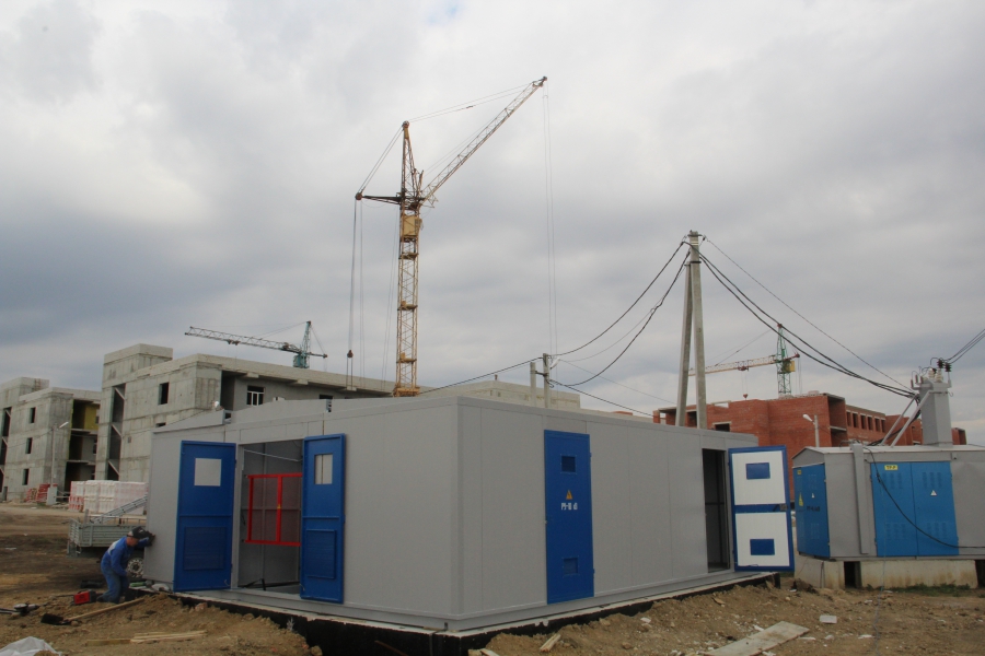 «Облкоммунэнерго» приступило к монтажу трансформаторной подстанции для инфекционного центра