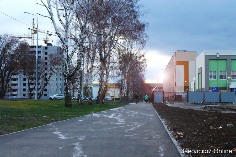 Жители Саратова увидели первый снег