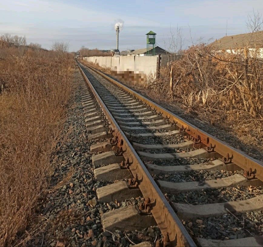 Под забором у железнодорожных путей неизвестный умер от холода