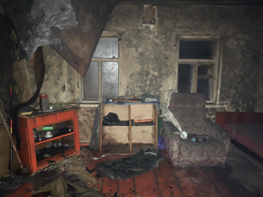 В Балашовском районе мужчина сгорел, сидя за столом