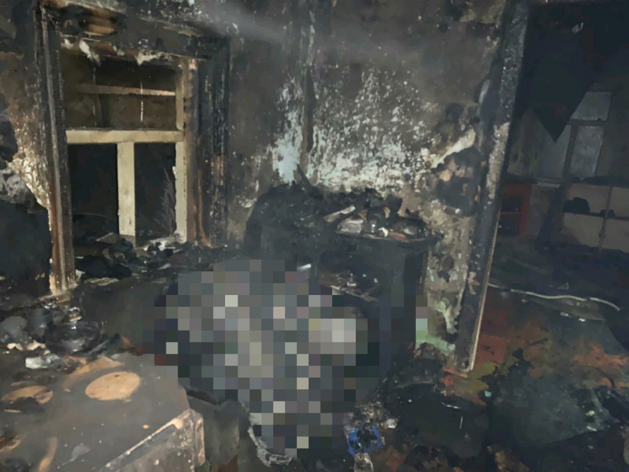 В Балашовском районе мужчина сгорел, сидя за столом