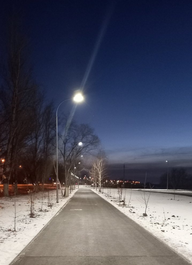 «Облкоммунэнерго» построило современную систему освещения парка «Патриот» в Энгельсе