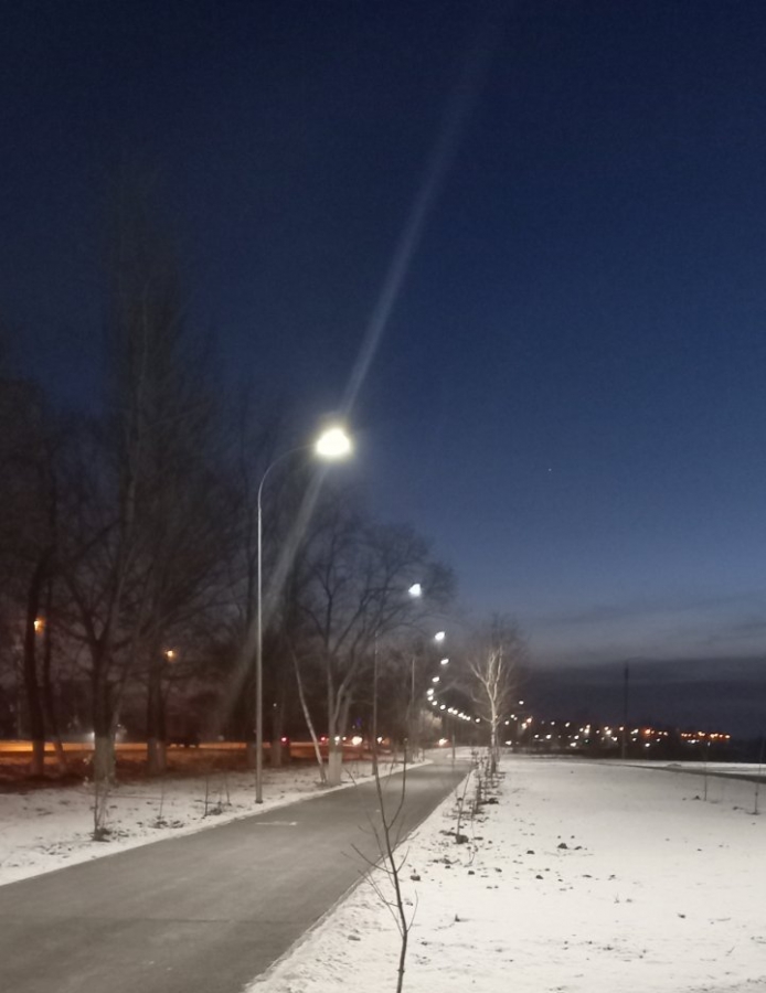 «Облкоммунэнерго» построило современную систему освещения парка «Патриот» в Энгельсе