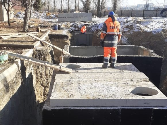 По инвестпрограмме КВС для насосной станции выполнено строительство 5 водопроводных камер