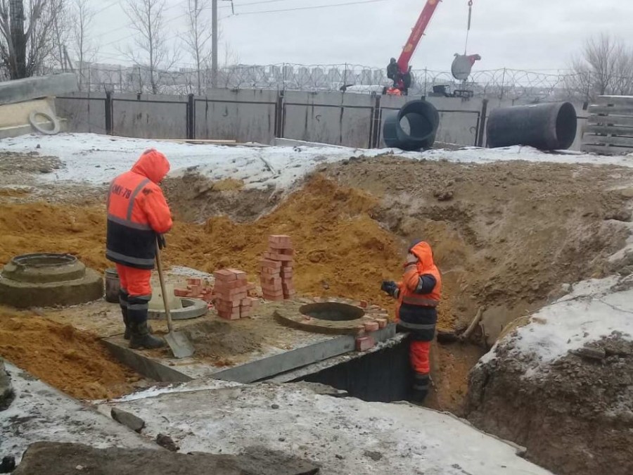 По инвестпрограмме КВС для насосной станции выполнено строительство 5 водопроводных камер
