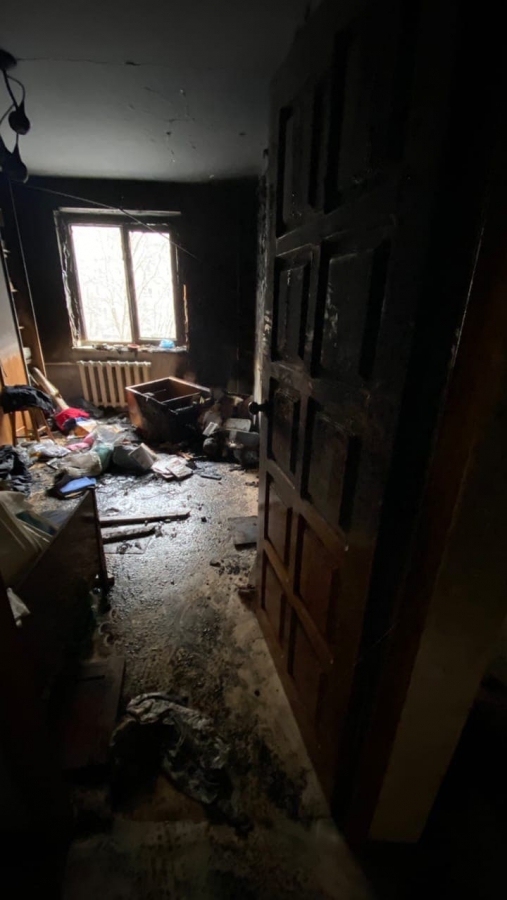 В Саратове на проспекте Энтузиастов горела трехкомнатная квартира