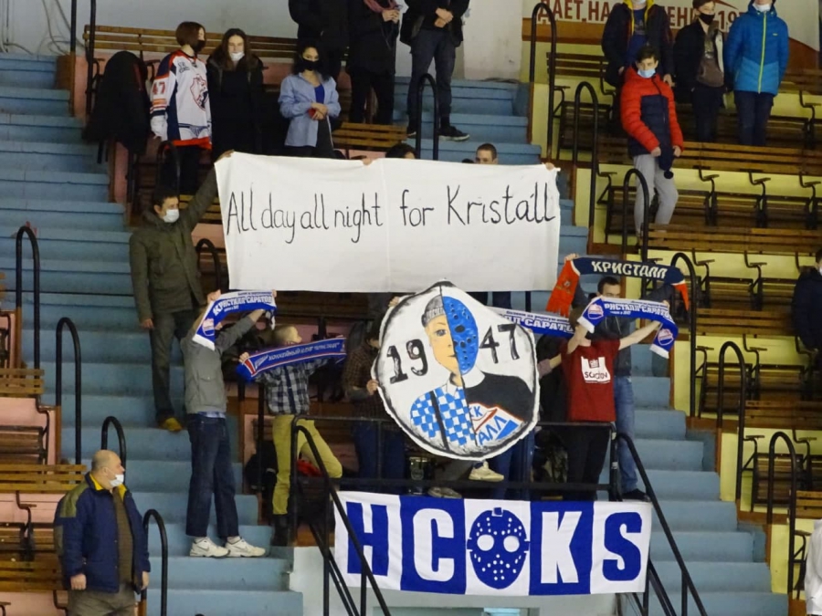 «Кристалл» победил в последнем домашнем матче регулярного Первенства ВХЛ