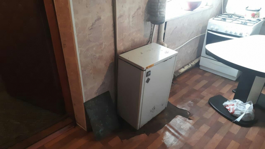 В балашовской квартире рано утром на кухне загорелся пол