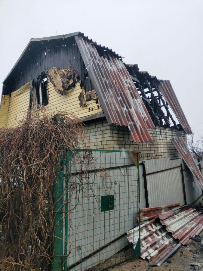 В Заводском районе ночью горели две дачи