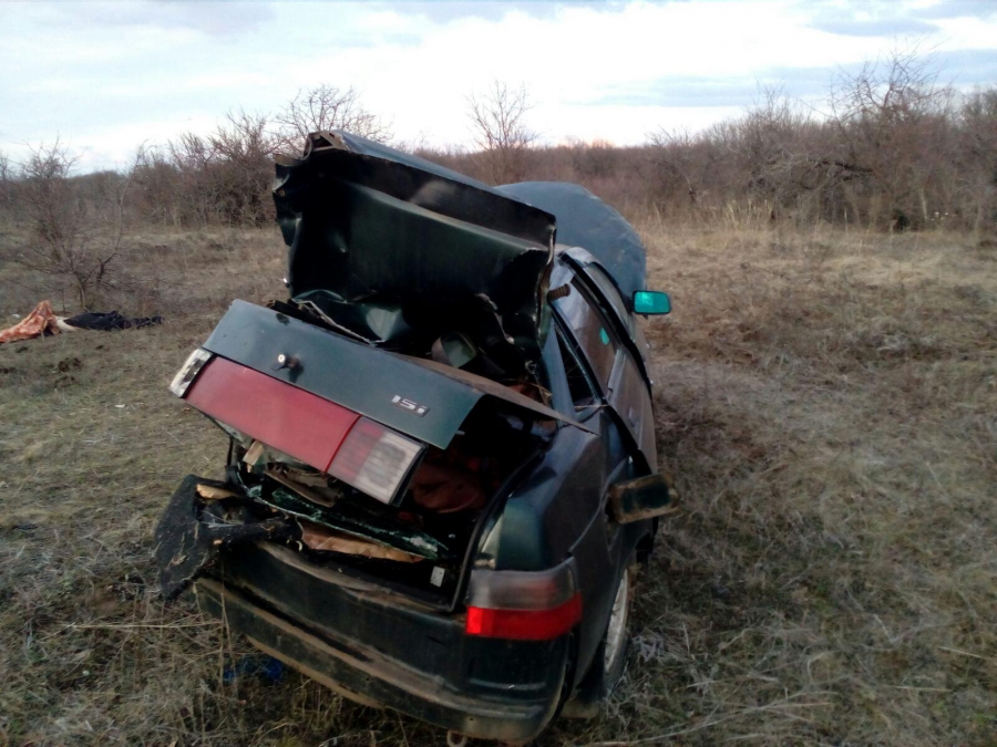 Мужчина погиб при опрокидывании «ВАЗа» в кювет