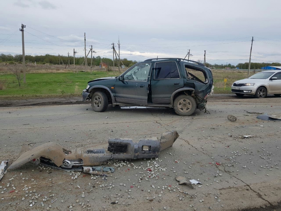 На Кумысной поляне столкнулись 4 иномарки