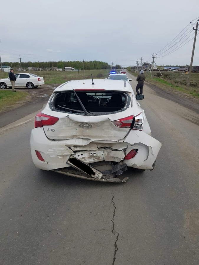 На Кумысной поляне столкнулись 4 иномарки