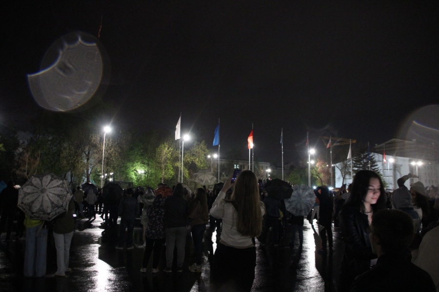 Над Саратовом прогремел салют в честь Дня Победы