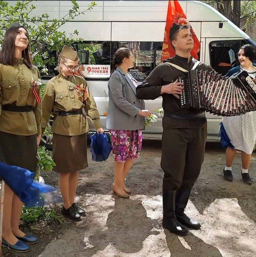 Энгельс отметил 76-летие Победы в Великой Отечественной войне