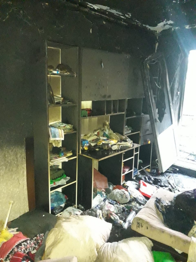 В Саратове загорелась девятиэтажка. Эвакуировали 20 человек