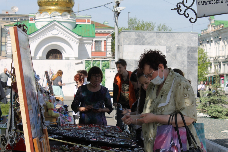 На «Ночь музеев» в Саратове приехала толпа байкеров