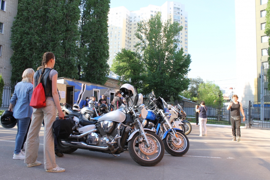На «Ночь музеев» в Саратове приехала толпа байкеров