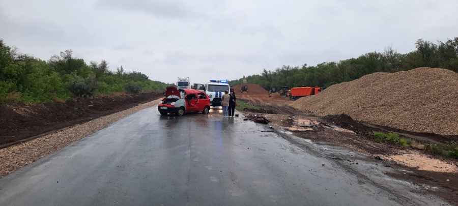 Водитель «Матиза» погиб при опрокидывании на трассе