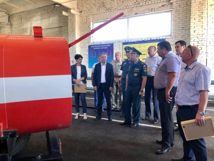 В селе Узморье открылось пожарное депо