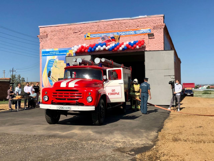 В селе Узморье открылось пожарное депо