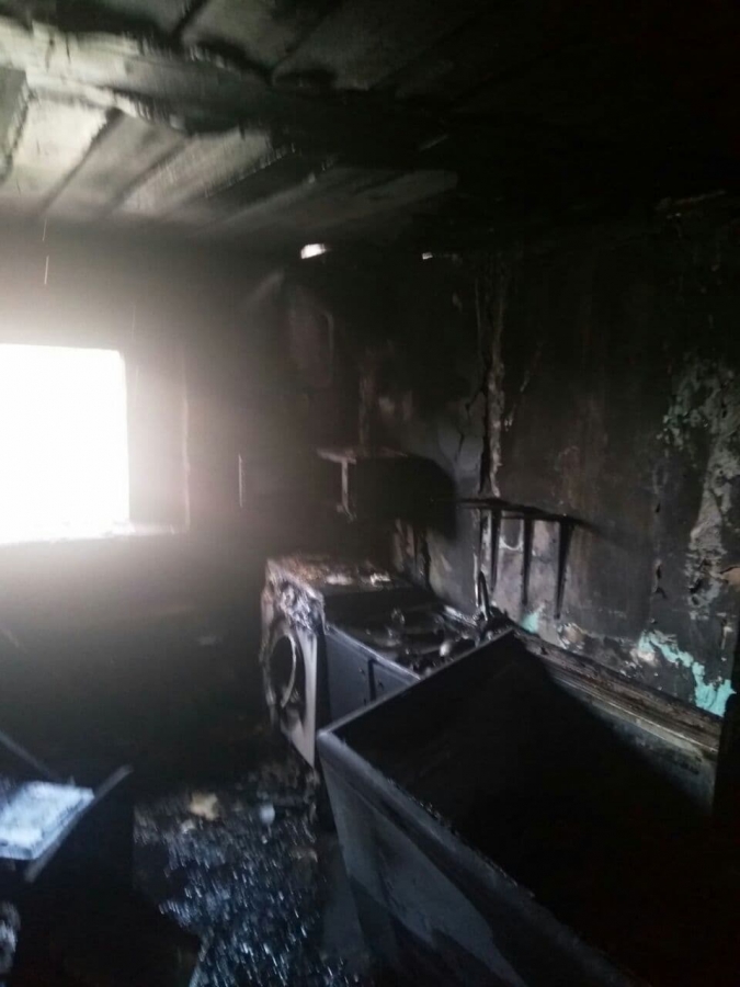 Утром в Ровенском районе сгорел жилой дом