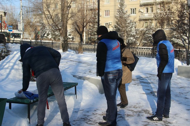 «Народное ополчение» в Саратове провело митинг против дорогой Олимпиады