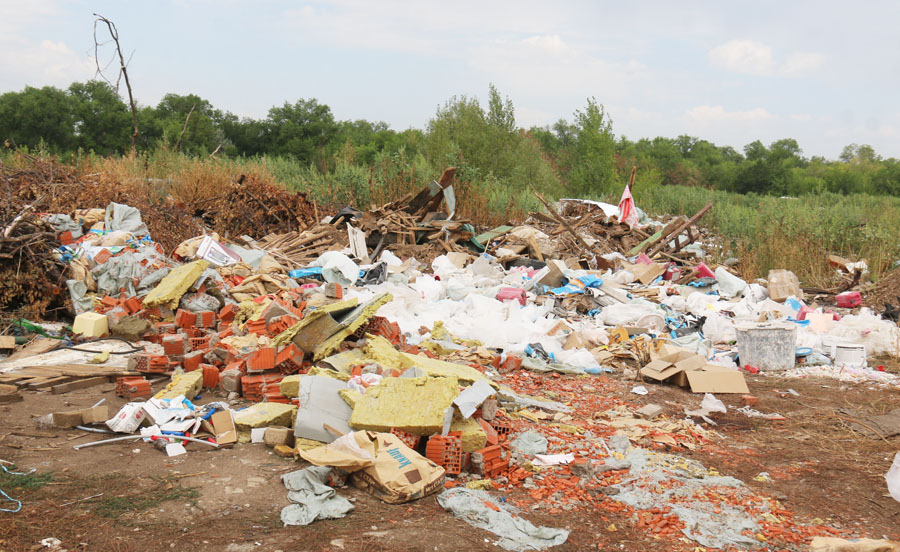 В Энгельсском районе за год 150 раз горел мусор