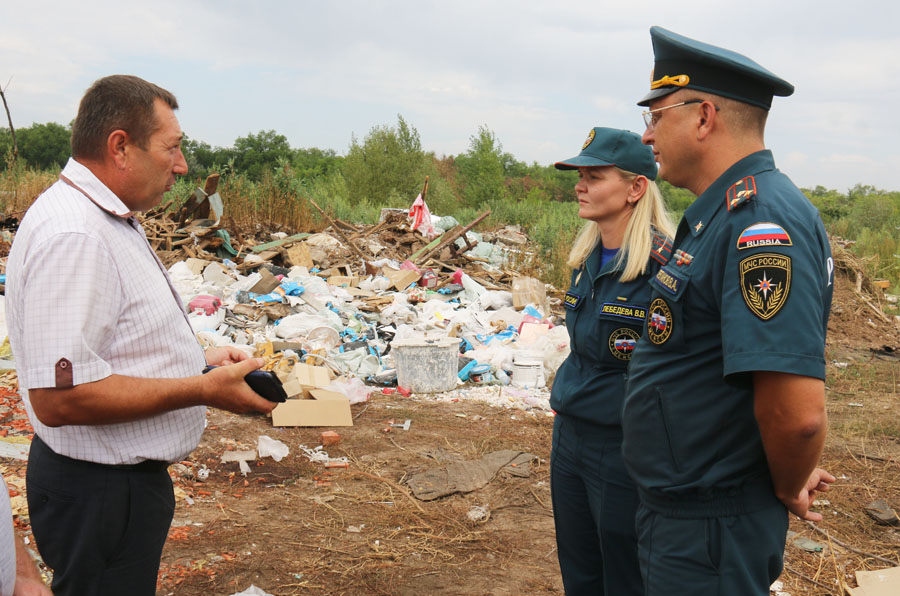 В Энгельсском районе за год 150 раз горел мусор
