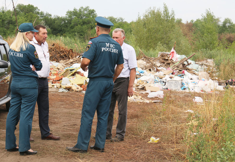 В Энгельсском районе за год 150 раз горел мусор