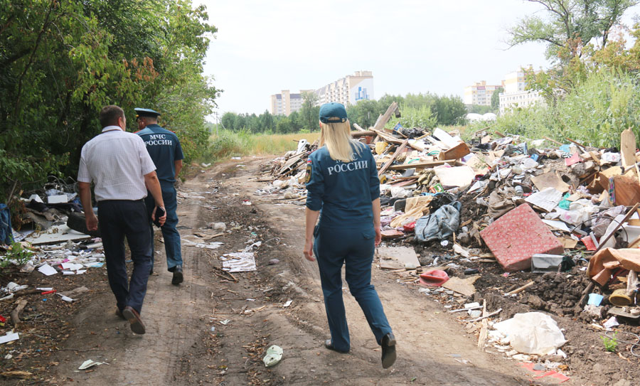 В Энгельсском районе за год 150 раз горел мусор
