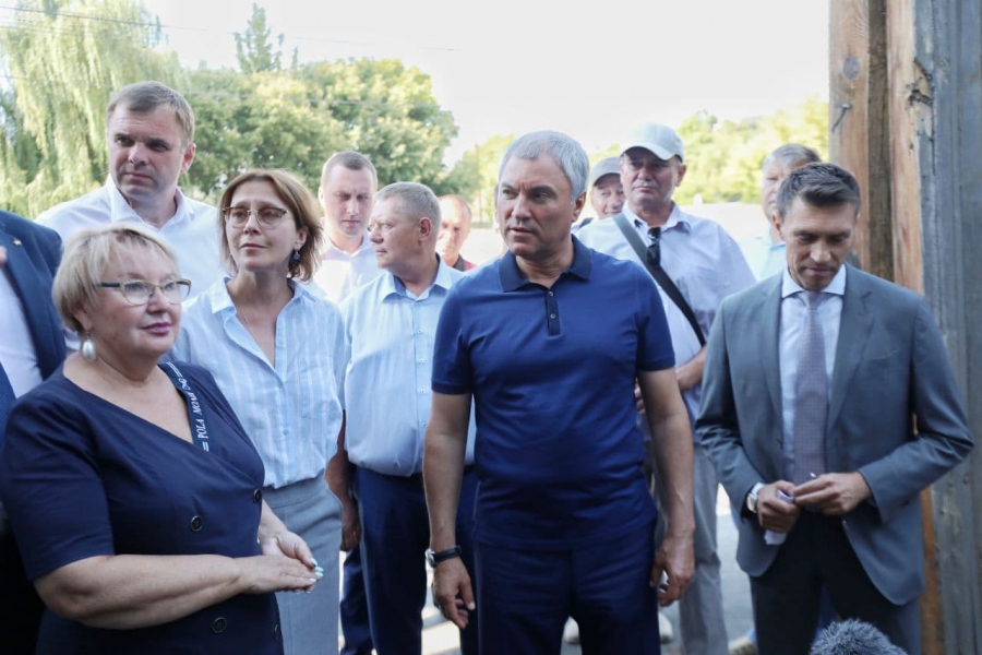 Глава Госдумы изучил ход ремонта дома-музея Павла Кузнецова