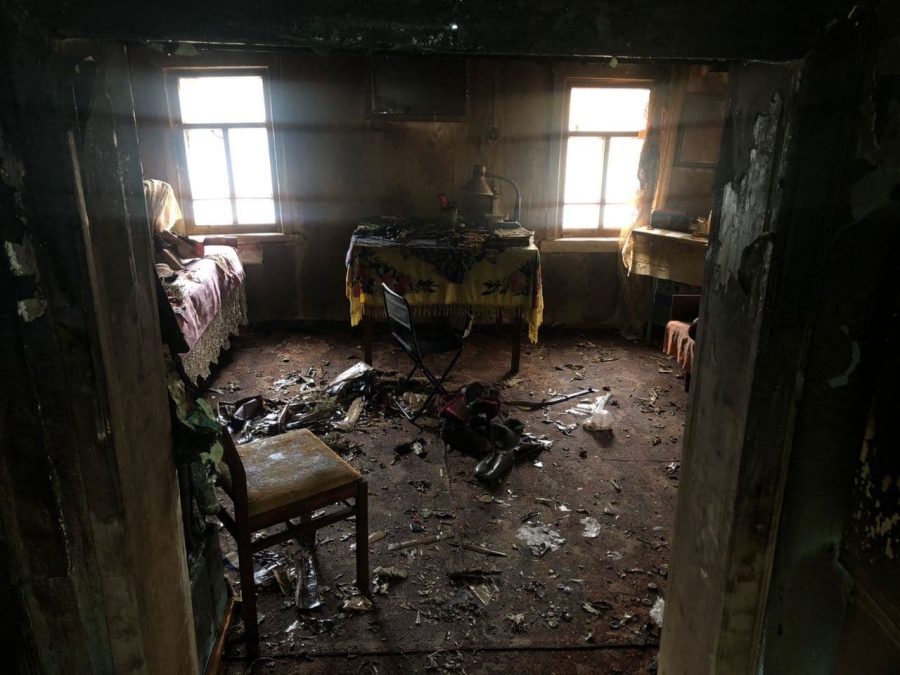 Под Базарным Карабулаком из-за неисправной проводки горел дом