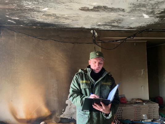 В Заводском районе пожарные нашли в квартире обгоревший труп мужчины