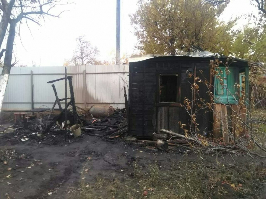 В Заводском районе огонь уничтожил две дачи